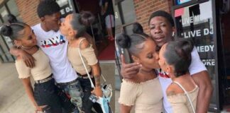 18 Years Old Boy Celebrates His Two Girlfriends As He Encourages Polygamy (See Photos) 18 Years Old Boy