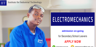 Apply for Electromechanics Programme by the Institute for Industrial Technology (IIT), Lagos Electromechanics Programme