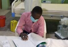 WASSCE: COVID-19 Patient Writes His Maths Exam At Isolation Center WASSCE