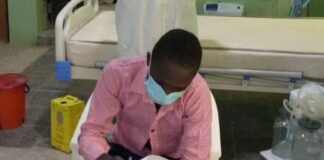 WASSCE: COVID-19 Patient Writes His Maths Exam At Isolation Center WASSCE