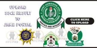How to Upload O’level Result WAEC, NECO And NABTEB on JAMB Portal Jamb