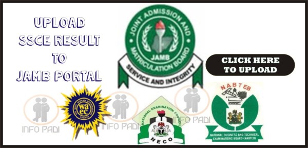 How to Upload O’level Result WAEC, NECO And NABTEB on JAMB Portal