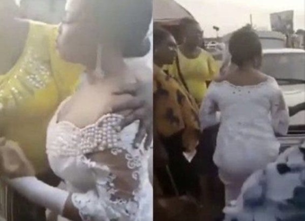 Bride Abandons Her Husband In Church And Flees On Her Wedding Day (See Video)