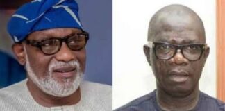 Governor Akeredolu, My Deputy Betray Me Despite Paying Him N13m Monthly Governor Akeredolu, My Deputy Betray Me Despite Paying Him N13m Monthly.