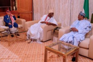 Buhari Receives Ooni of Ife's At Aso Rock