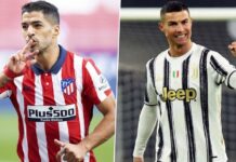 Luis Suarez Breaks Cristiano Ronaldo Record Luis Suarez breaks Cristiano Ronaldo record