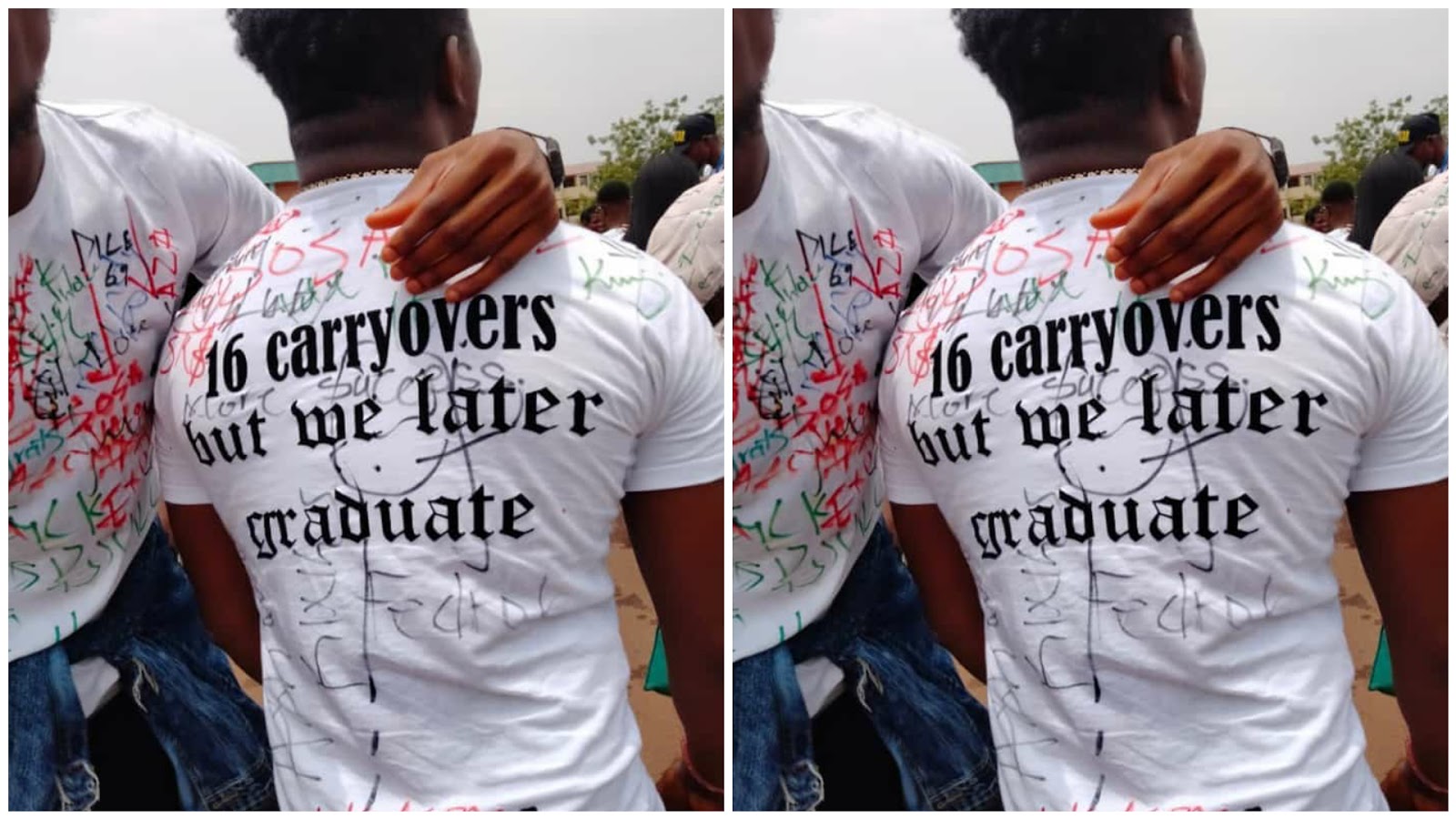 Nigerian Polytechnic graduate rejoices after facing 16 carry-overs