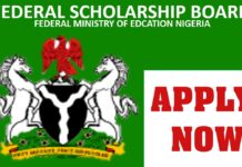 Federal Government Scholarship 2021 And Application Form Federal Government Scholarship 2021
