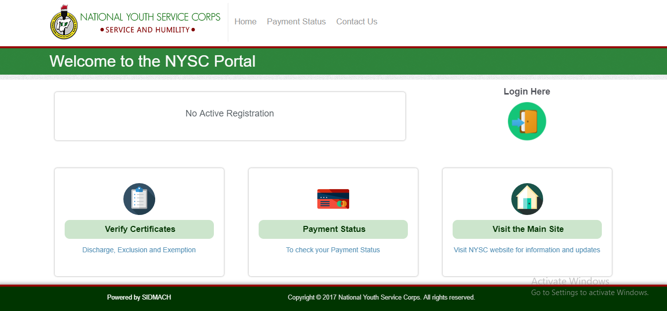 NYSC Online Registration Guidelines and Requirements